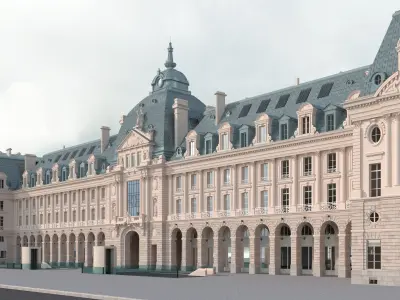 Palais du Commerce Rennes 3D model