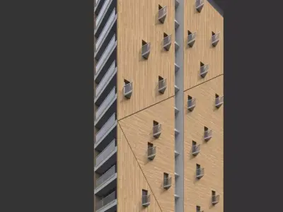 Administrative Building 3D model buy