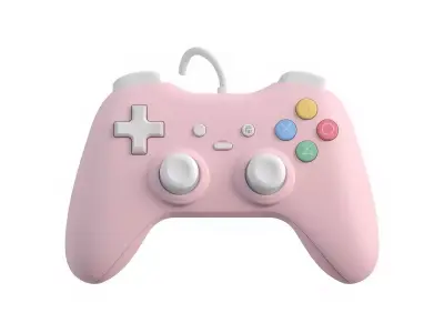 Kawaii Pastel Pro Gaming Controller 3D Model Low-poly 3D model