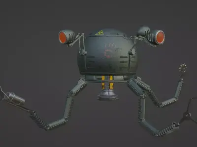 Mr Handy from Fallout 3D model