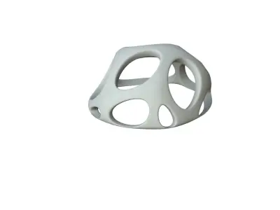SciFi Cube Object No 47138 Low Poly Shape Low-poly 3D model