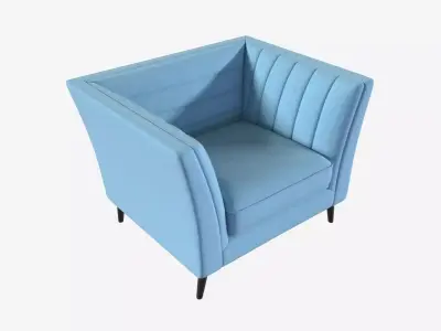 Armchair Piano 3D model