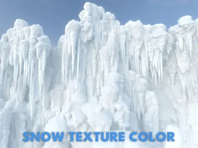 42 Low poly Ice Cave Modulars - 240103 Low-poly 3D model