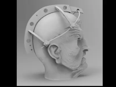Doctor Who - Havros Head 3D print model