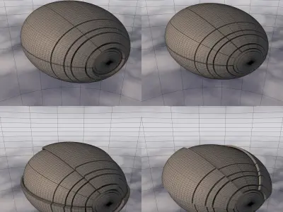 Sci-Fi Spaceship A 003 3D model