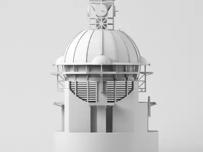 Epicyclarium - Fantasy Building - Lebbeus Woods 3D model