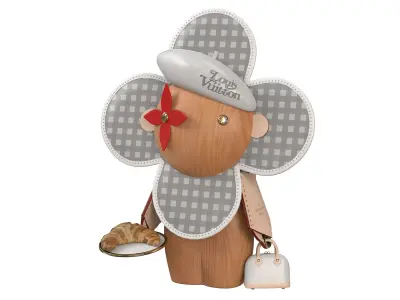 Louis Vuitton Vivienne In Paris LV Doll Low-poly 3D model