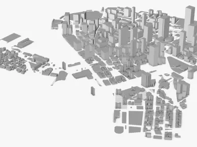 New York City Low-poly 3D model purchase