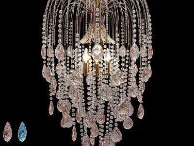 Crystal Chandelier Collection 004 3D model