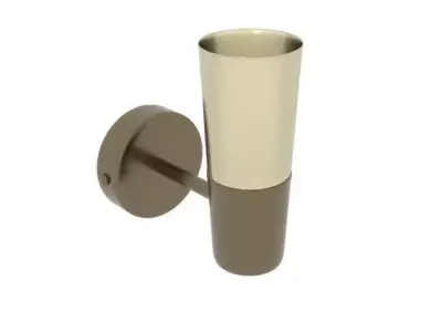 Free Wall Basic LIght  Free low-poly 3D model