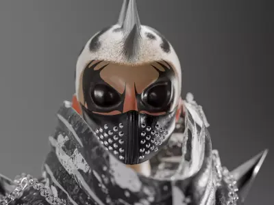 mask black  3D model