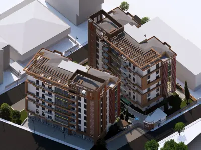 Collective Housing - Modern Apartment 3D model