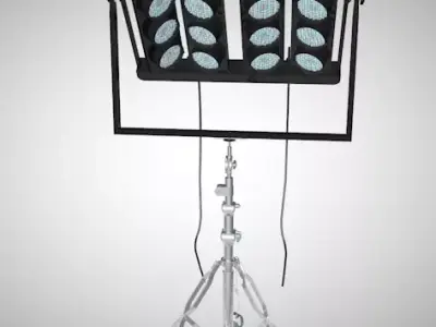 Photography light  Free 3D model