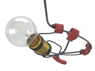Chandelier lamp 3D model get