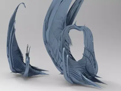 Ocean horse Tower 2 designs  3D model