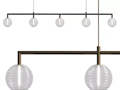 Aromas del Campo Doul Linear Pendant Lamp 3D model