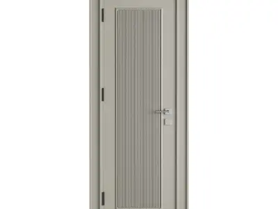 Modern entrance door 13 3D model