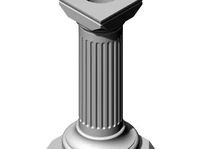 Column Lamp 3D print model