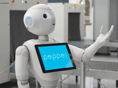 Resident Pepper Robot 3D model