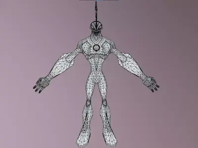 Evil Way Big - DNA sample of Tokustar - Ben 10 Ultimate Alien Low-poly 3D model