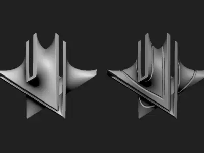 Star Minimal Surface Pendant 3D print model