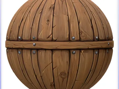 Stylized Wood Seamless Texture Texture 25