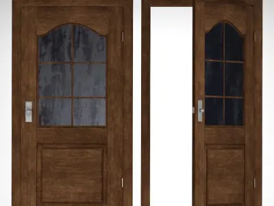 Doors2 Low-poly 3D model