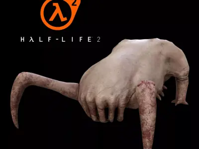 Headcrab - Fanart Low-poly 3D model