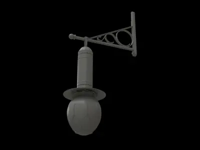 Krizik arc street lamp 3D model