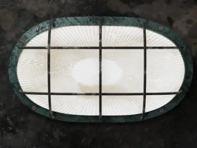 PBR Game ready Bulkhead- Weathered  Free low-poly 3D model