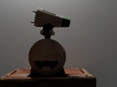 D-0  3D Model  Low-poly 3D model