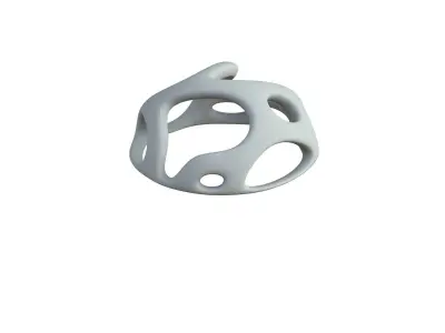 SciFi Cube Object No 46227 Low Poly Shape Low-poly 3D model