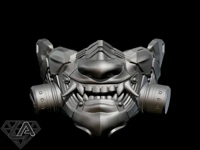 SCI-FI ONI antigas mask 3D print model