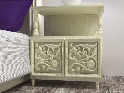 Classic Bed 8K 3D model