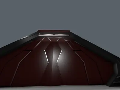 Scifi door 3D model buy