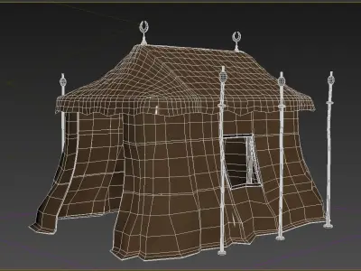 Tent v01 3D model