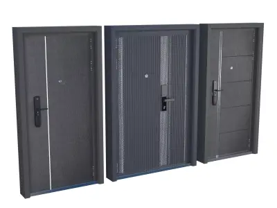 interior door 3D model 36