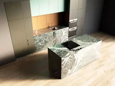 45-Kitchen9 matte 4 3D model
