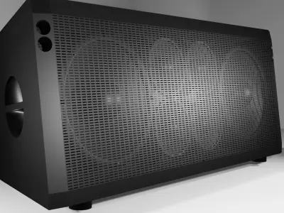 SUBWOOFER SPEAKER 3D MODEL 3D model