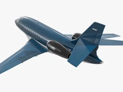  Dassault Falcon 2000 Business Jet Grey No Chassis 