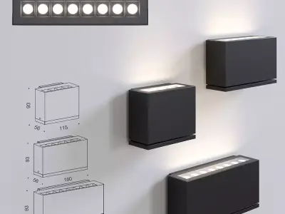 Centrsvet Mops Line Wall 3D model