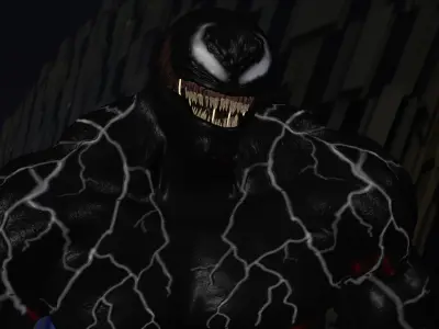Venom Rigged and Animated 3D model