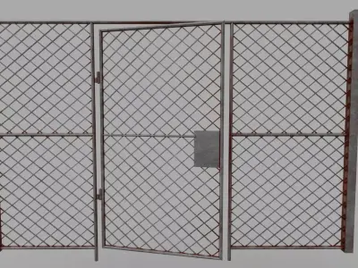 Cerca de Arame  3D model