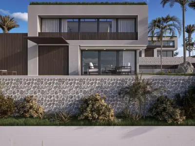  Modern Loft Villas Island Scene Lumion Ready  3D model