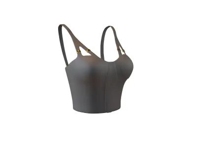 Bra Top v1 001 Low-poly 3D model