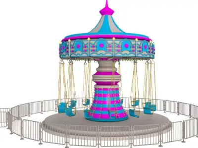 Funfair Ride 3D model
