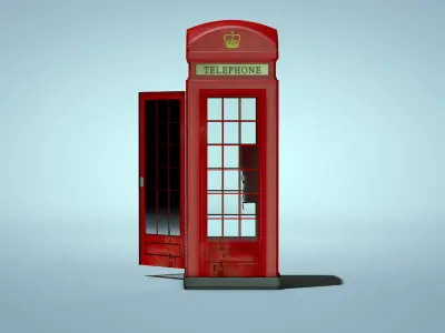 teleplone ingles 3D model