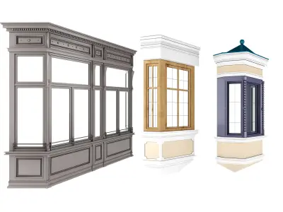 Balcony 3D model 2