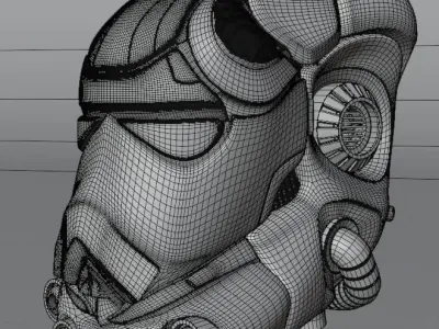 Stormtrooper StarWars Helmet 3D model