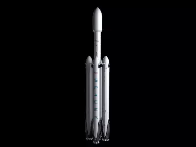 Falcon Super Heavy  3D model